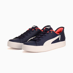 ユニセックス プーマ V コート イーズイン スニーカー, PUMA Navy-PUMA White, extralarge-JPN