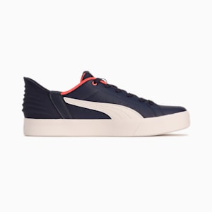 ユニセックス プーマ V コート イーズイン スニーカー, PUMA Navy-PUMA White, extralarge-JPN