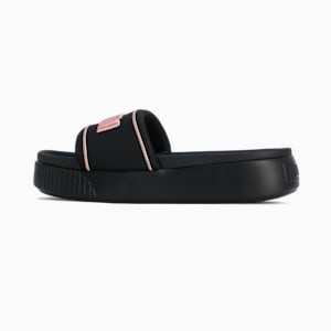 ウィメンズ プラットフォーム スライド MU サンダル, PUMA Black-Rose Gold, extralarge-JPN