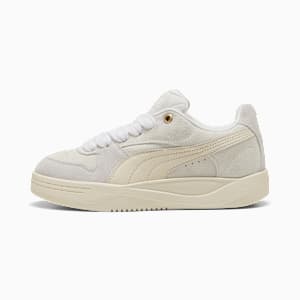 Tenis Park Luna para mujer, PUMA White-Alpine Snow-Feather Gray, extralarge