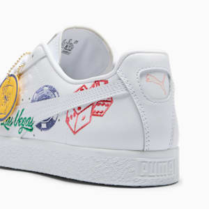 Tenis Clyde EMBD Vegas Flagship, PUMA White-Archive Green-Sunny Yellow, extralarge