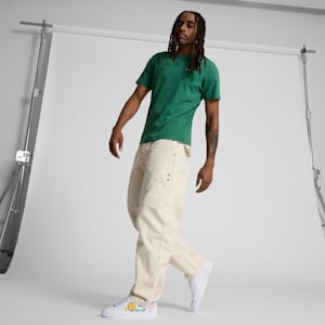 Tenis Clyde EMBD Vegas Flagship, PUMA White-Archive Green-Sunny Yellow, extralarge
