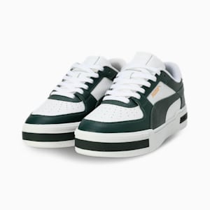 CA Pro Classic Leather Sneakers, Puma White-Green Gables, extralarge-IND
