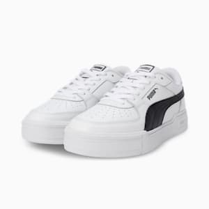 CA Pro Classic Leather Sneakers, Puma White-Puma Black, extralarge-IND