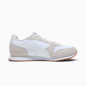 ST MILER Women's Sneakers, PUMA White-Feather Gray-PUMA Silver, extralarge