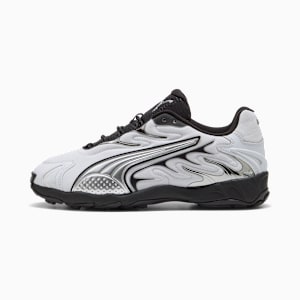 Inhale Smile Sneakers Unisex, Silver Mist-PUMA Black, extralarge