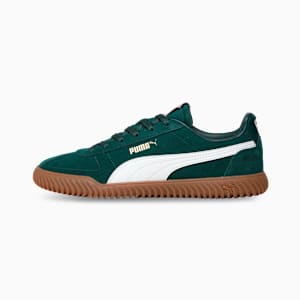 PUMA Club Kayzer Suede Sneakers, Green Terrain-PUMA White, extralarge-IND