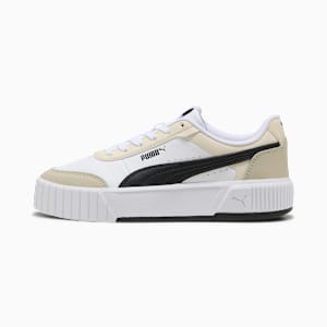 Sneakers Carina Mia Femme, PUMA White-PUMA Black-Desert Dust, extralarge