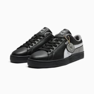 Tenis Basket Vegas Flagship para hombre, PUMA Black-Feather Gray-Stormy Slate, extralarge