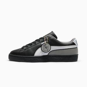 Tenis Basket Vegas Flagship para hombre, PUMA Black-Feather Gray-Stormy Slate, extralarge