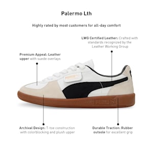 Palermo Lth Sneakers, PUMA White-Vapor Gray-Gum, extralarge-IND