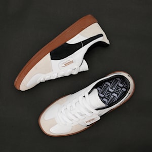 Palermo Lth Sneakers, PUMA White-Vapor Gray-Gum, extralarge-IND