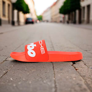 Porsche Legacy Leadcat 2.0 Motorsport Slides, Redmazing-PUMA White, extralarge-IND