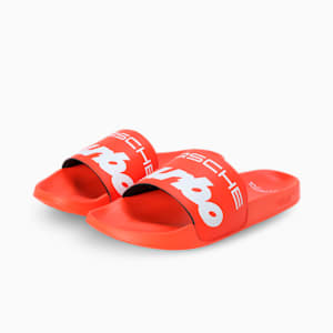 Porsche Legacy Leadcat 2.0 Motorsport Slides, Redmazing-PUMA White, extralarge-IND