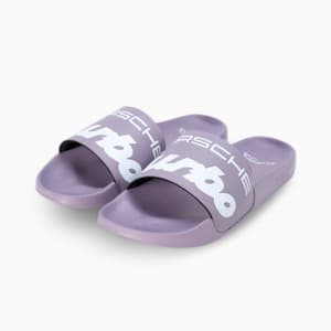 Porsche Legacy Leadcat 2.0 Motorsport Slides, Pale Plum-PUMA White, extralarge-IND
