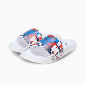 BMW Motorsport Leadcat 2.0 Slides, Strong Blue-Puma White-Puma White, extralarge-IND