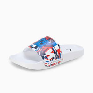 BMW Motorsport Leadcat 2.0 Slides, Strong Blue-Puma White-Puma White, extralarge-IND