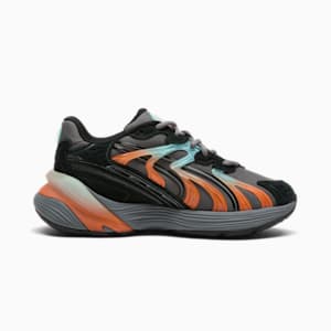 Tenis para niños grandes Inverse Fission, Cool Dark Gray-Aquatic-PUMA Black, extralarge