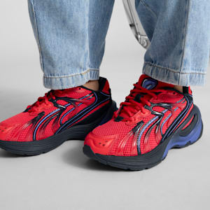 Tenis Inverse Rev niños grandes, PUMA Red-Dark Amethyst-PUMA Black, extralarge