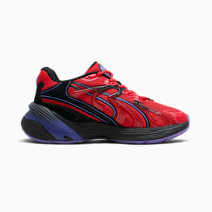 Tenis Inverse Rev niños grandes, PUMA Red-Dark Amethyst-PUMA Black, extralarge