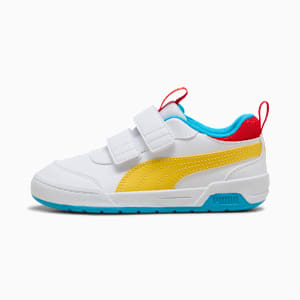 Multiflex 2 Colour Sneakers Kids, PUMA White-Pelé Yellow, large