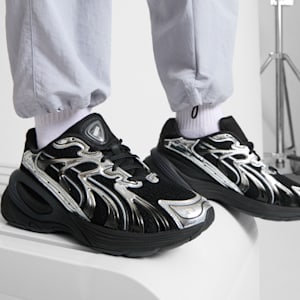 Tenis Inverse Dimension, PUMA Black-Flat Dark Gray-PUMA Silver, extralarge