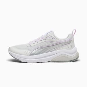 Tenis para muer Retro Amplifier, PUMA White-Cool Mid Gray-Feather Gray-Lilac Frost, extralarge