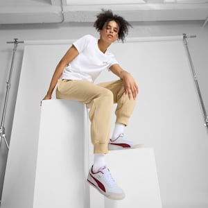 Turino II OG Women's Sneakers, PUMA White-Dark Crimson-Warm White-PUMA Gold, extralarge