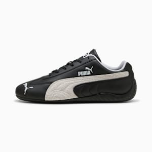Speedcat Leather Sneakers Unisex, PUMA Black-PUMA White, large-GBR