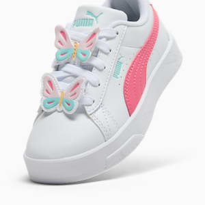 Tenis para niños pequeños Jada Classic Butterflies, PUMA White-Magic Rose-Safe Lake, extralarge