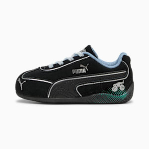 PUMA x HOT WHEELS™ MONSTER TRUCKS Speedcat Sneakers Kids, PUMA Black-Tropical Blue, extralarge