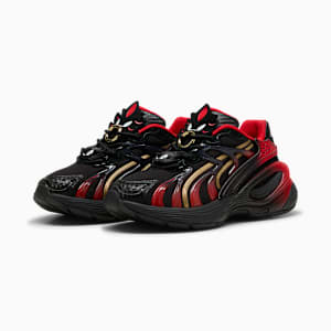 Tenis PUMA x SONIC THE HEDGEHOG Inverse Shadow para niños grandes, PUMA Black-Gold, extralarge