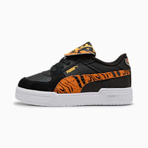 PUMA x HOT WHEELS™ MONSTER TRUCKS CA Pro Sneakers Kids, PUMA Black-Orange Glo, large-GBR
