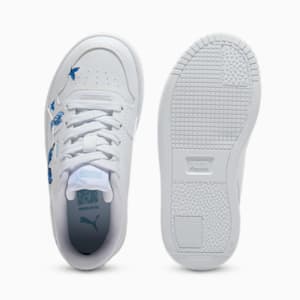 Carina Street Butterfly Little Kids' Sneakers, PUMA White-Hyperlink Blue-Silver Sky, extralarge