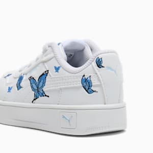 Carina Street Butterfly Toddlers' Sneakers, PUMA White-Hyperlink Blue-Silver Sky, extralarge