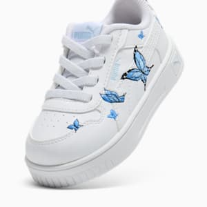 Carina Street Butterfly Toddlers' Sneakers, PUMA White-Hyperlink Blue-Silver Sky, extralarge