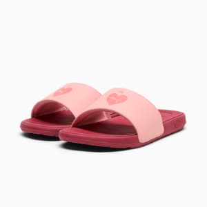 Cool Cat 2.0 Valentine's Women's Slides, Pink Fruit-Peach Frost, extralarge