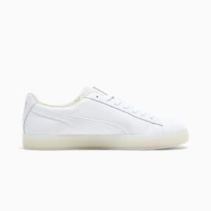 Tenis bordado Clyde NYC Flagship, PUMA White-Alpine Snow-Sunny Yellow, extralarge