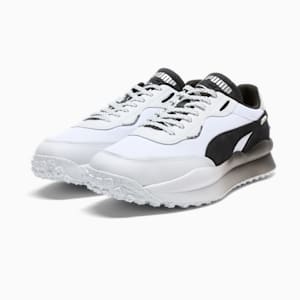 Tenis para hombre Style Rider JOMO, PUMA White-PUMA Black-PUMA Silver, extralarge