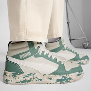 Tenis para hombre Rebound V6 Camo, Alpine Snow-Warm White-Green Moon, extralarge