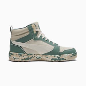 Rebound V6 Camo Men's Sneakers, Alpine Snow-Warm White-Green Moon, extralarge