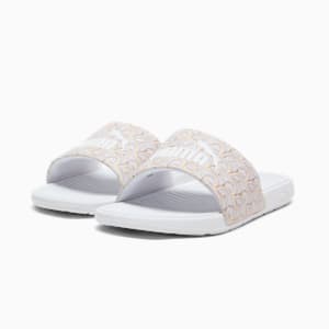 Cool Cat 2.0 Pride Men's Slides, PUMA White-PUMA White, extralarge