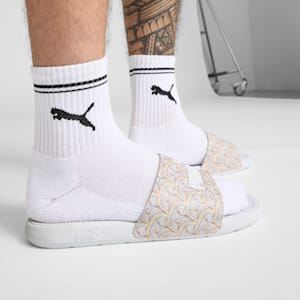 Cool Cat 2.0 Pride Men's Slides, PUMA White-PUMA White, extralarge