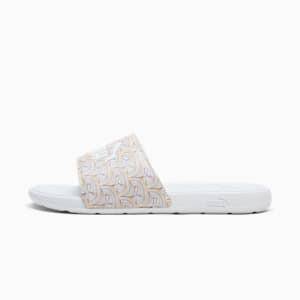 Cool Cat 2.0 Pride Men's Slides, PUMA White-PUMA White, extralarge