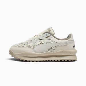 Tenis para mujer Style Rider Trim, Warm White-Desert Dust-Vapor Gray, extralarge