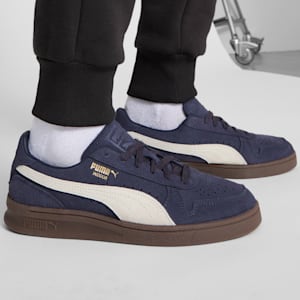 Tenis Indoor Suede, New Navy-Warm White-PUMA Gold, extralarge