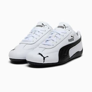 Tenis de cuero para mujer Speedcat, PUMA White-PUMA Black, extralarge