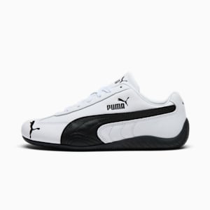 Tenis de cuero para mujer Speedcat, PUMA White-PUMA Black, extralarge