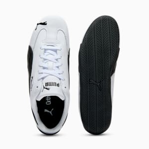 Tenis de cuero para mujer Speedcat, PUMA White-PUMA Black, extralarge