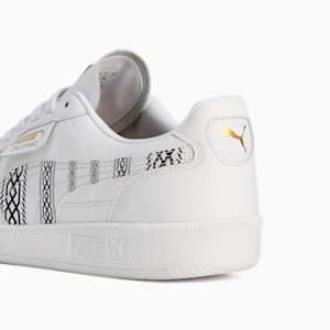 ユニセックス PUMA x モンスターハンター パレルモ レザー スニーカー, PUMA White-PUMA Black-PUMA Gold, extralarge-JPN